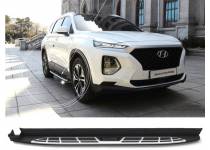 Боковые пороги MOBIS STYLE для Hyundai Santa Fe (2018-)